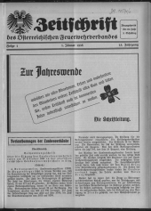 Zeitschrift d. Österr. Reichs-Verbandes f. Feuerwehr- und Rettungswesen