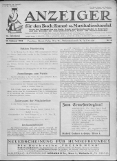 Oesterreichische Buchhändler-Correspondenz