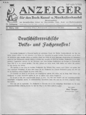 Oesterreichische Buchhändler-Correspondenz