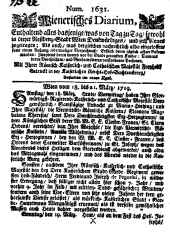 Wiener Zeitung 17190318 Seite: 1