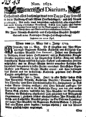 Wiener Zeitung 17190531 Seite: 1