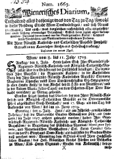 Wiener Zeitung 17190708 Seite: 1