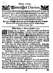 Wiener Zeitung 17200117 Seite: 1