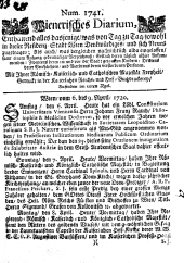 Wiener Zeitung 17200406 Seite: 1