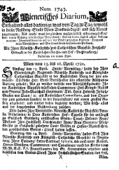 Wiener Zeitung 17200413 Seite: 1