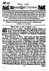 Wiener Zeitung 17200424 Seite: 1