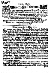 Wiener Zeitung 17200504 Seite: 1