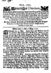 Wiener Zeitung 17200515 Seite: 1