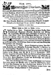 Wiener Zeitung 17200720 Seite: 1