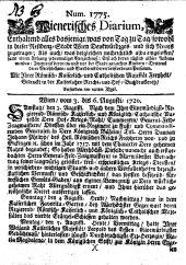 Wiener Zeitung 17200803 Seite: 1