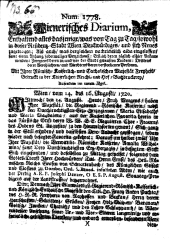 Wiener Zeitung 17200814 Seite: 1