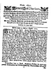 Wiener Zeitung 17210423 Seite: 1