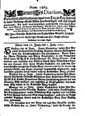 Wiener Zeitung 17210628 Seite: 1