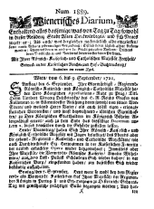 Wiener Zeitung 17210906 Seite: 1