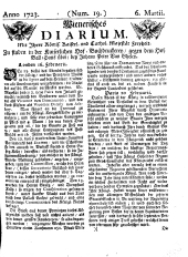 Wiener Zeitung 17230306 Seite: 1