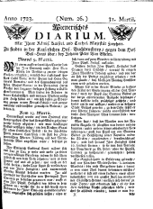 Wiener Zeitung 17230331 Seite: 1