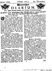 Wiener Zeitung 17231225 Seite: 1