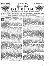 Wiener Zeitung 17250207 Seite: 1