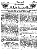 Wiener Zeitung 17250523 Seite: 1