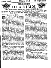 Wiener Zeitung 17260918 Seite: 1