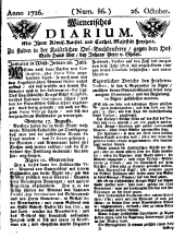 Wiener Zeitung 17261026 Seite: 1