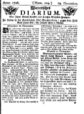 Wiener Zeitung 17261229 Seite: 1