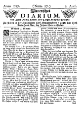 Wiener Zeitung 17270402 Seite: 1