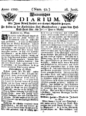 Wiener Zeitung 17270628 Seite: 1