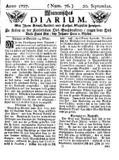 Wiener Zeitung 17270920 Seite: 1