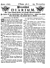 Wiener Zeitung 17271129 Seite: 1