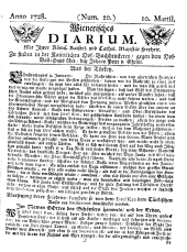 Wiener Zeitung 17280310 Seite: 1