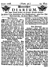 Wiener Zeitung 17280519 Seite: 1