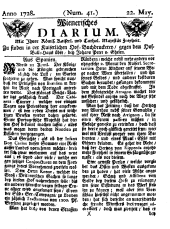 Wiener Zeitung 17280522 Seite: 1