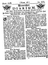 Wiener Zeitung 17280714 Seite: 1