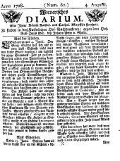 Wiener Zeitung 17280804 Seite: 1