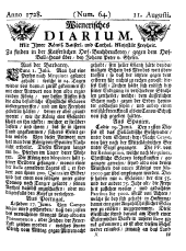 Wiener Zeitung 17280811 Seite: 1