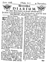Wiener Zeitung 17280904 Seite: 1