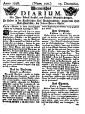 Wiener Zeitung 17281215 Seite: 1