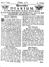 Wiener Zeitung 17290402 Seite: 1