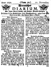 Wiener Zeitung 17301111 Seite: 1