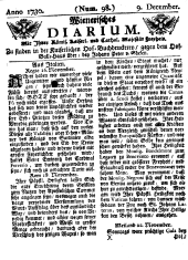 Wiener Zeitung 17301209 Seite: 1