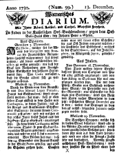 Wiener Zeitung 17301213 Seite: 1