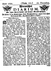 Wiener Zeitung 17301220 Seite: 1