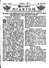 Wiener Zeitung 17310303 Seite: 1