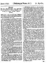 Wiener Zeitung 17310407 Seite: 9