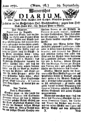 Wiener Zeitung 17310929 Seite: 1