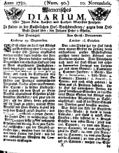 Wiener Zeitung 17311110 Seite: 1