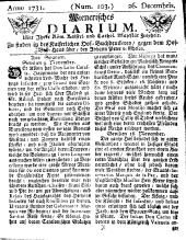 Wiener Zeitung 17311226 Seite: 1