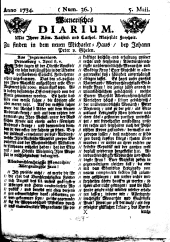 Wiener Zeitung 17340505 Seite: 1