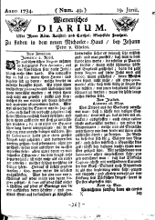 Wiener Zeitung 17340619 Seite: 1